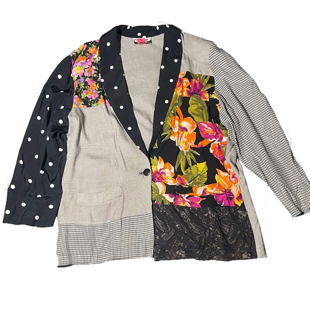 Marnie West: Vintage Abstract Blazer
